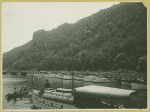 Boats docked near Bear Mountain