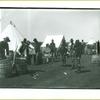 Soldiers looking through supplies, Camp Black, Long Island, New York
