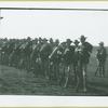 Soliders lined up at Camp Black, Long Island, New York