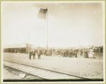 Train station at Camp Black, Long Island, New York