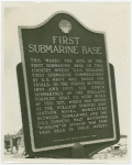 First submarine base memorial