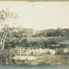 Two footbridges at Woodhouse Water Garden