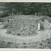 Mrs. Harold Irving Pratt in her garden of tulips and azaleas at her Glen Cove, L.I. New York home