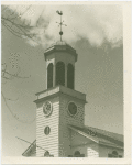 Church steeple of St. George's in Hempstead, NY