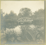 Footbridge in Woodhouse Water Garden