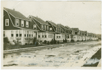 Row of houses in Lynbrook, NY