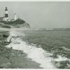 The Atlantic Ocean knocks hard at Montauk Point