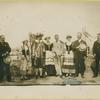 Harry Chalonet, Miss Mary Forbes, George F. Lewis (as Gov. Leisler) Miss Geane Forbes, Secty. of Navy Daniels, Miss Henrietta Chanet, Mayor Waldorf, French Council General Lanell