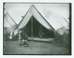 Scenes at Camp Townsend [Man washing his face]