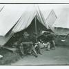 Scenes at Camp Townsend, writing a letter home