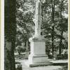 The broken mast memorial to whaleship masters at Sag Harbor