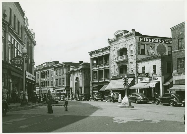 Street view of Saranac, New York NYPL Digital Collections