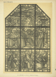 1, Le Calvaire ; 2, L'Adoration des bergers, maquette au Pavillon du Vitrail (A. D.)