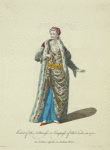 Habit of the sultaness, or empress of the Turks in 1700. La sultane Asseki ou Sultane reine.