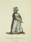 Habit of a bashaw of three tails, in 1749. Bacha a trois queiis.