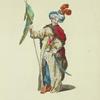 Habit of a Turkish standardbearer, in 1749. Porte-Enseigne Turc.