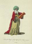Habit of the mufti, or chief priest of the Turks, in 1749. Le moufti.