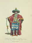 Habit of an ambassador from China, in 1749. Ambassadeur Chinois.
