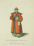 Winter habit of a Chinese Mandarin in 1700.