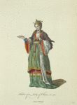 Habit of a lady of China in 1700. Dame Chinoise.