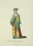 Habit of a lady of China in 1700. Autre dame Chinoise.