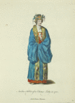 Another habit of a Chinese lady in 1700. Autre dame Chinoise.