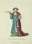 Habit of a lady in Chinese Tartary 1700. Dame de la Tartarie Chinoise.