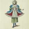 Habit of a young lady of Naxis an island in the Archipelago in 1700. Fille de l'Isle de Naxos.