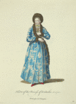 Habit of the princess of Walachia in 1700. Princess de Valaquie.