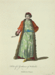 Habit of a gentleman of Wallachia. Gentilhomme Valaque.