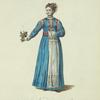 Habit of a young lady of Wallachia in 1700. Demoiselle Valaque.