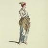 Habit of an Arabian woman in 1581. Fille Arabe.