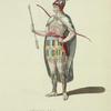 Habit of an East Indian in 1581. Habitant des Indes Orientales.
