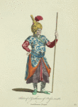 Habit of a gentleman of Persia in 1568. Gentilhomme Persan.