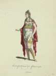 Habit of woman of Africa in 1581. Africaine.