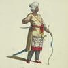 Habit of an Ethiopian in 1581. Ethiopien.