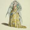 Habit of a noble matron of Venice in 1581. Dame Venitienne.