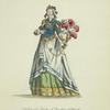 Habit of a lady of quality of Naples. Dame de qualiité de Naples.
