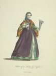 Habit of a lady of Naples. Fille de Naples.