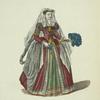 Habit of a lady of Bologna. Dame de Bolonge.