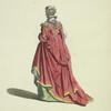 Habit of a noble virgin of Bologne in 1581. Demoiselle de Bologne.