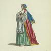 Habit of a lady of Ischia, an island in the Gulf of Naples. Fille de l'Isle d'Ischia le Golfe de Naples.