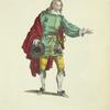 Habit of a Spanish knight of the golden key in 1700. Gentilhomme Espagnol.