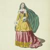 Habit of a Spanish lady of quality in 1700. Dame Espagnolle.