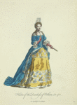 Habit of the Dutchess of Orleans in 1700. La Dutchesse d'Orleans.