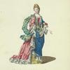 Habit of the Princess Dowager of Conty in 1700. La Princesse de Conty Douairiere.