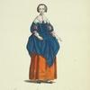 Habit of a merchant's wife of Paris in 1640. Merchade de Paris.