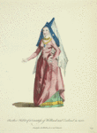 Another habit of a countess of Holland and Zealand in 1480. Comtesse de Hollande et de Zeland.