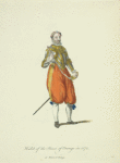Habit of the Prince of Orange in 1572. Le Prince d'Orange.