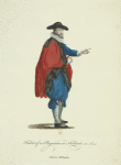Habit of a physician in Holland in 1640. Médecin Hollandois.